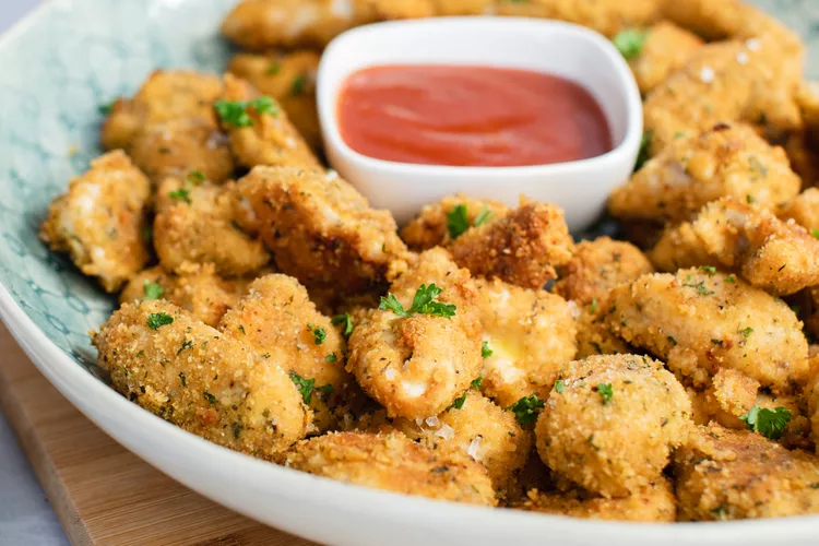 Crispy Parmesan Chicken Bites