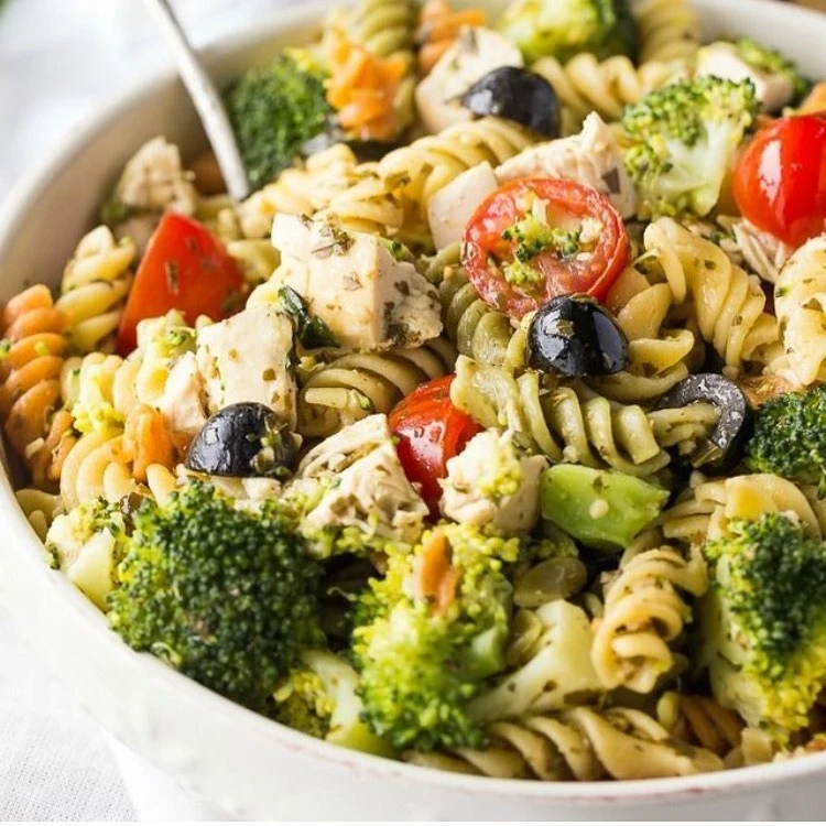 Pesto Chicken Pasta Bowl