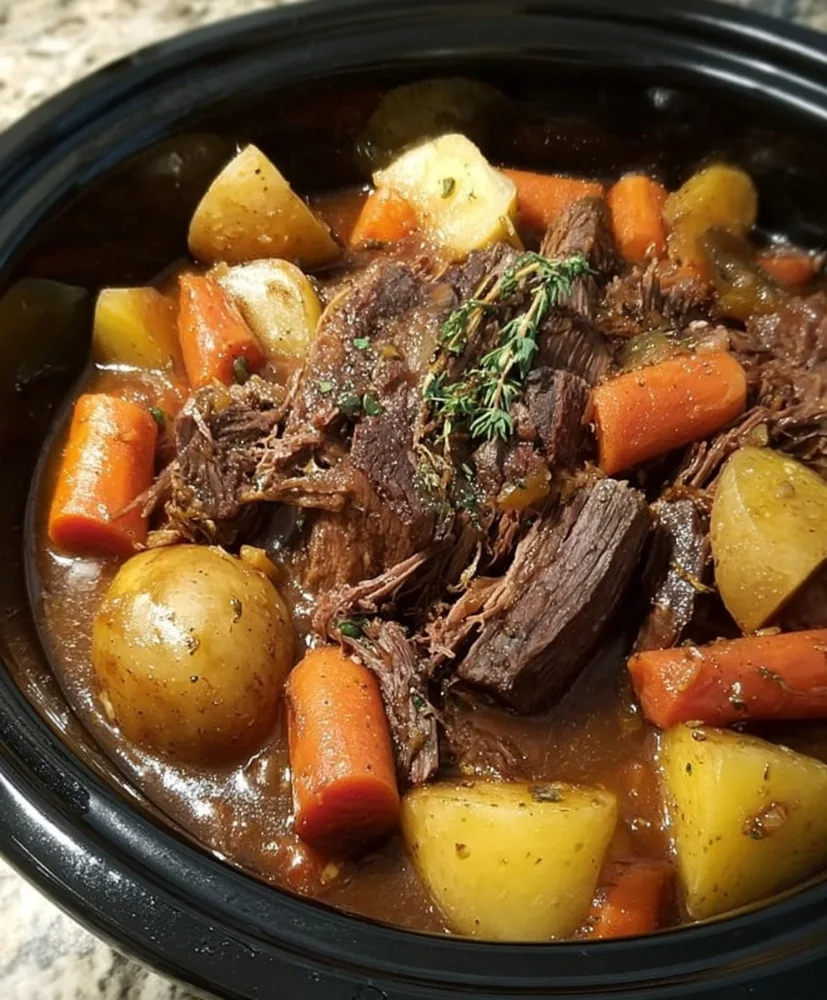 3 Ingredient Crockpot Pot Roast