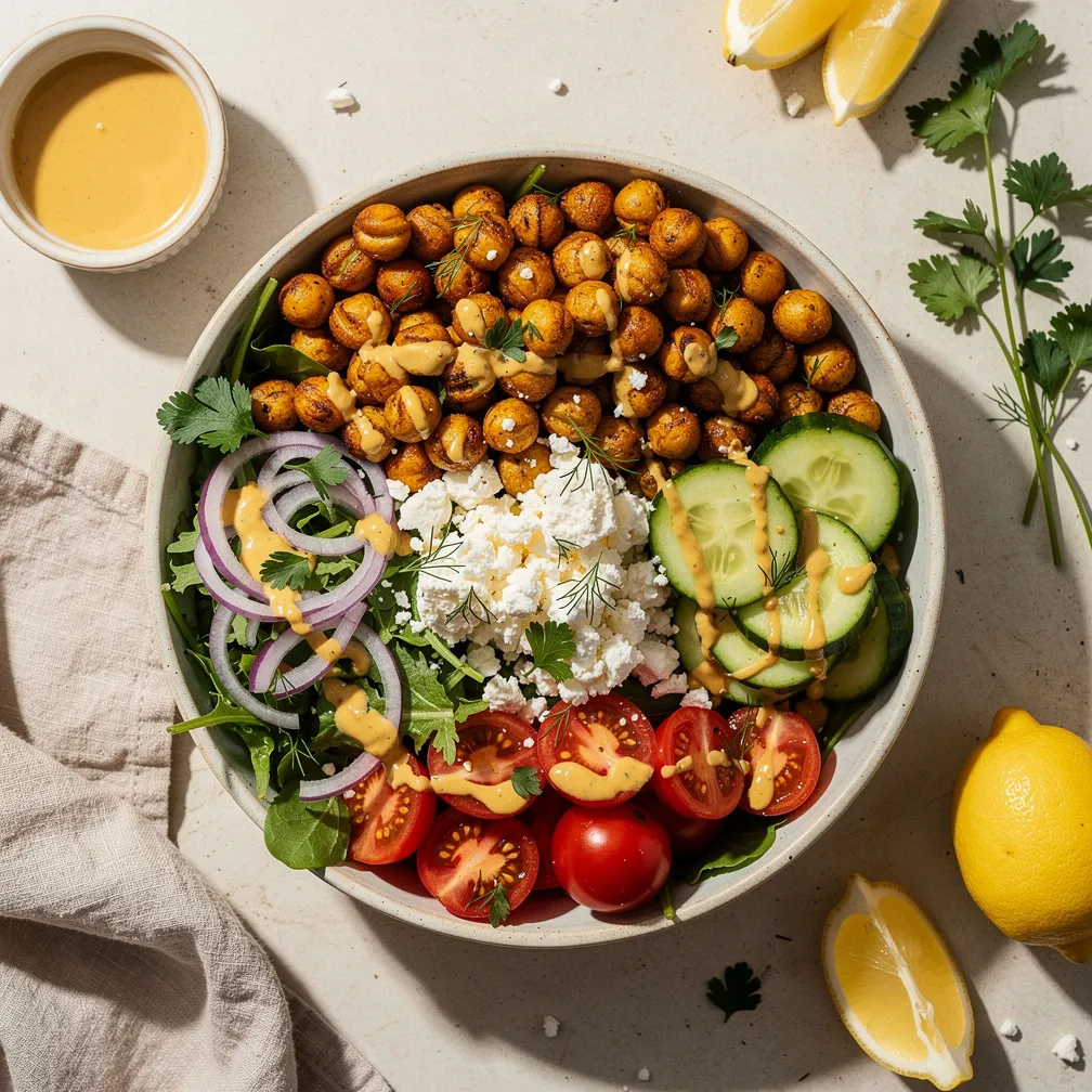 Crispy Chickpea Bowl