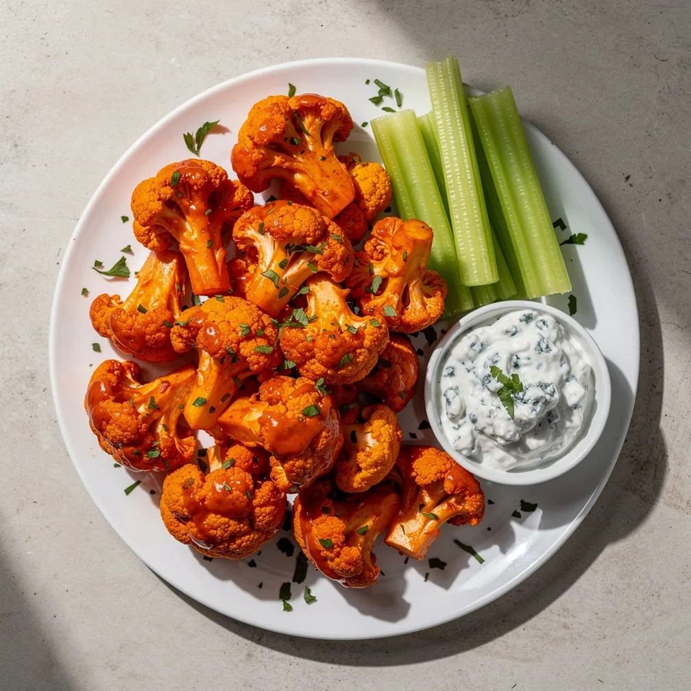 Cauliflower Buffalo Bites