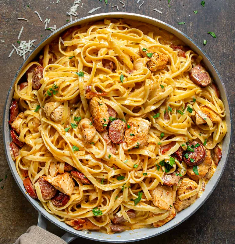 Cajun Chicken and Sausage Bake