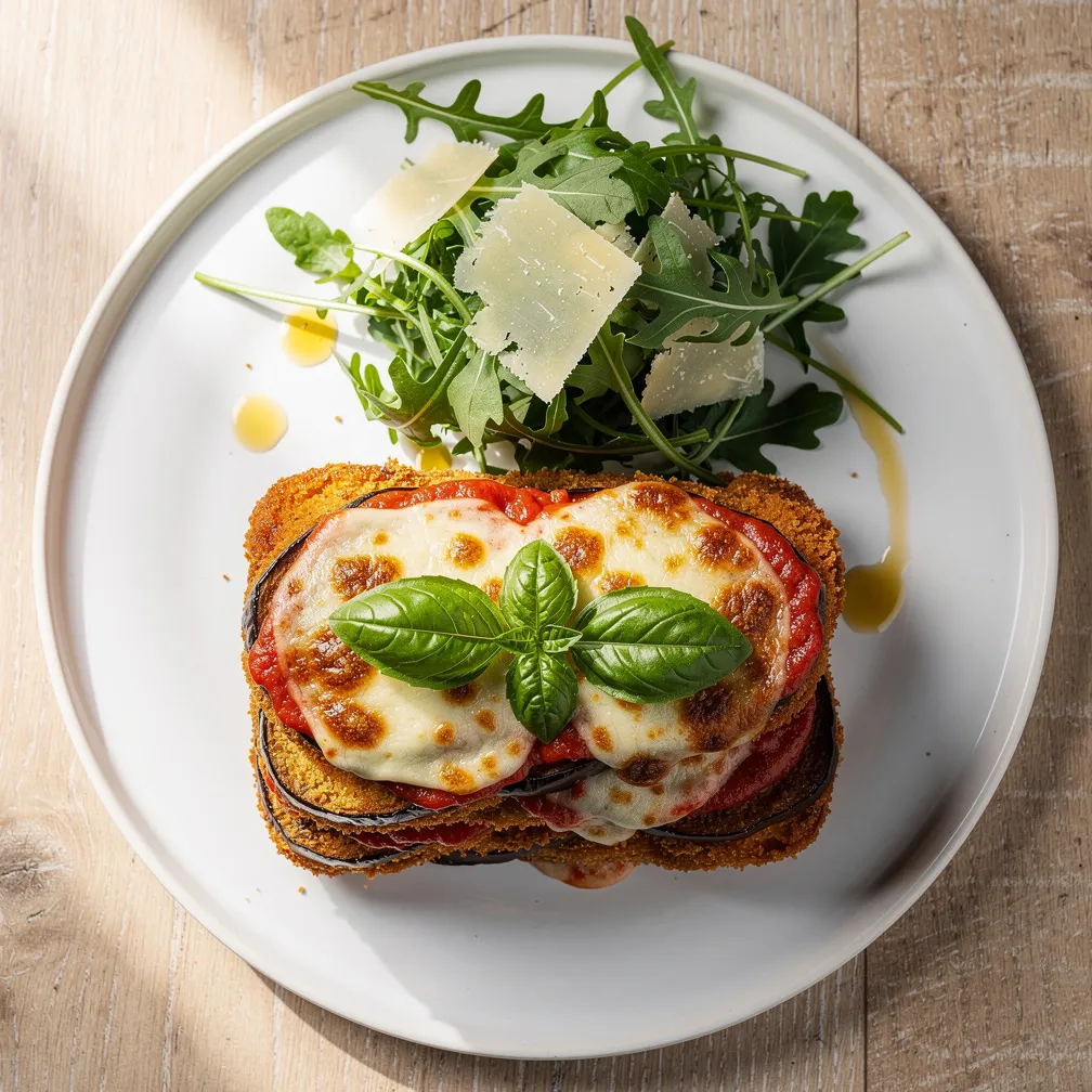 Crispy Eggplant Parmesan
