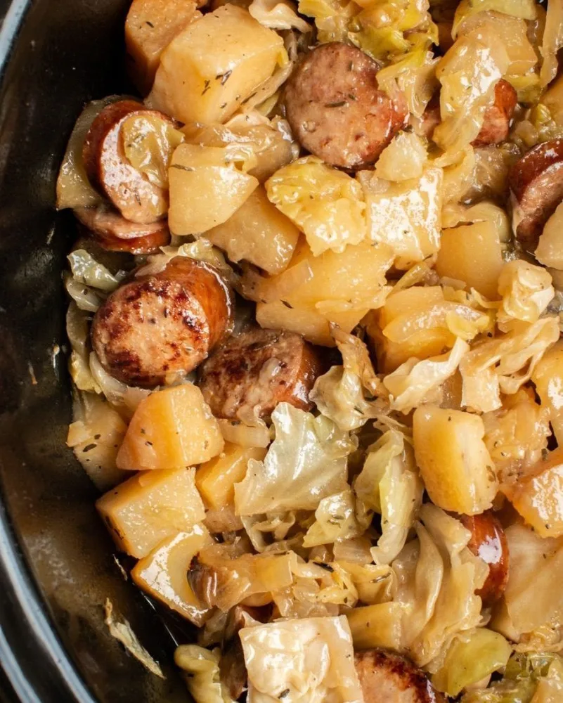 3 Ingredient Crockpot Kielbasa
