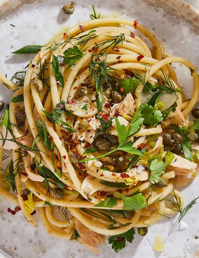 Tuna and Caper Spaghetti