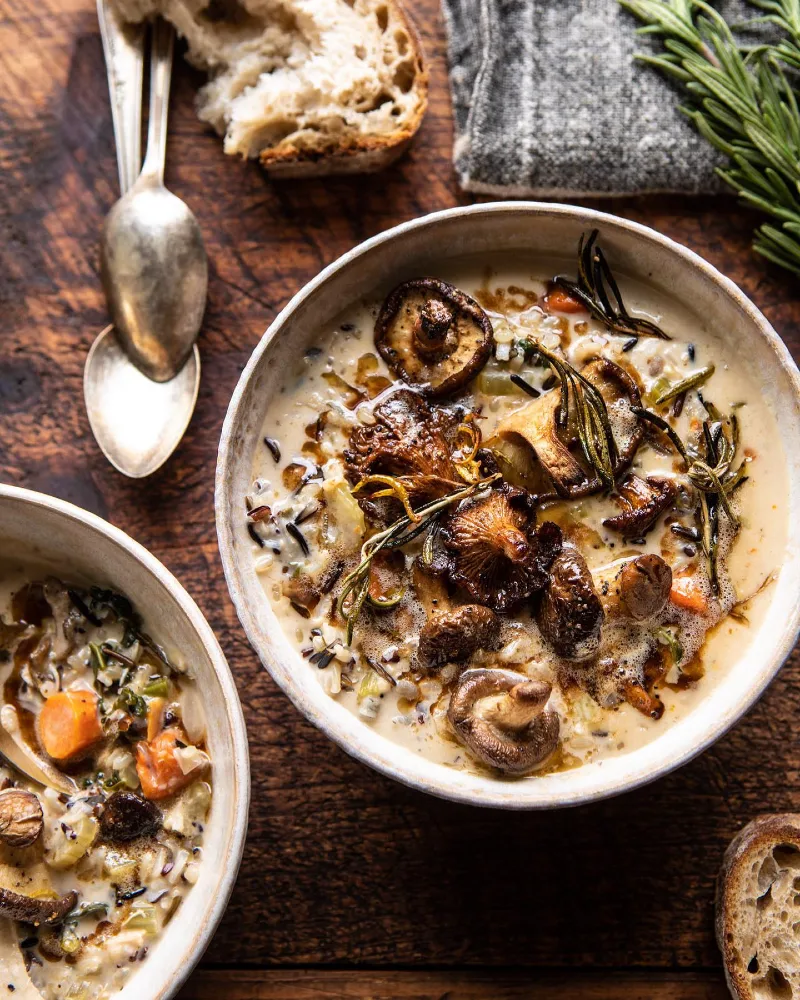 Crockpot Creamy Chicken and Wild Rice Soup