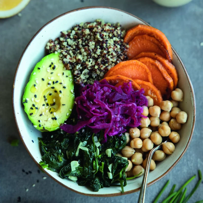 Buddha Bowl with Tahini Dressing