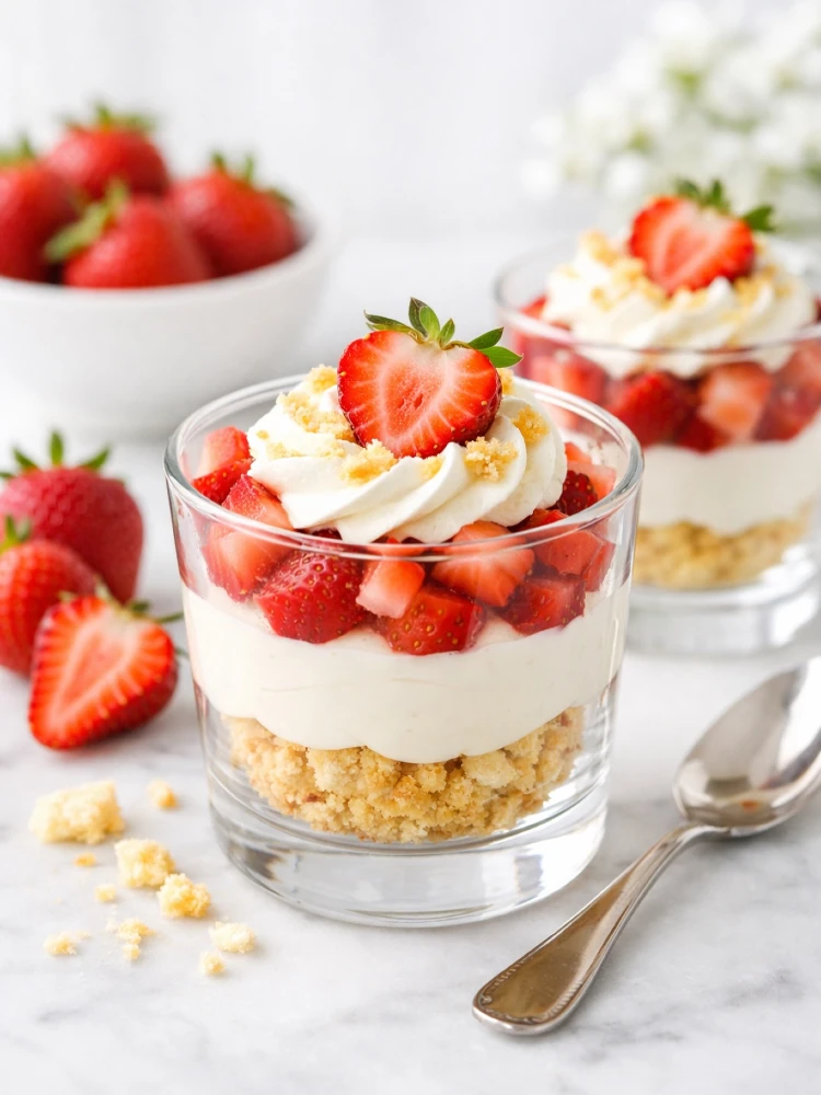 Strawberry Shortcake Cups