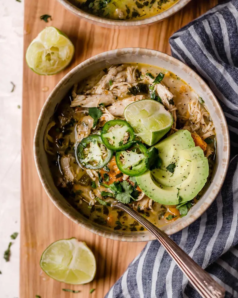 Slow Cooker White Chicken Chili