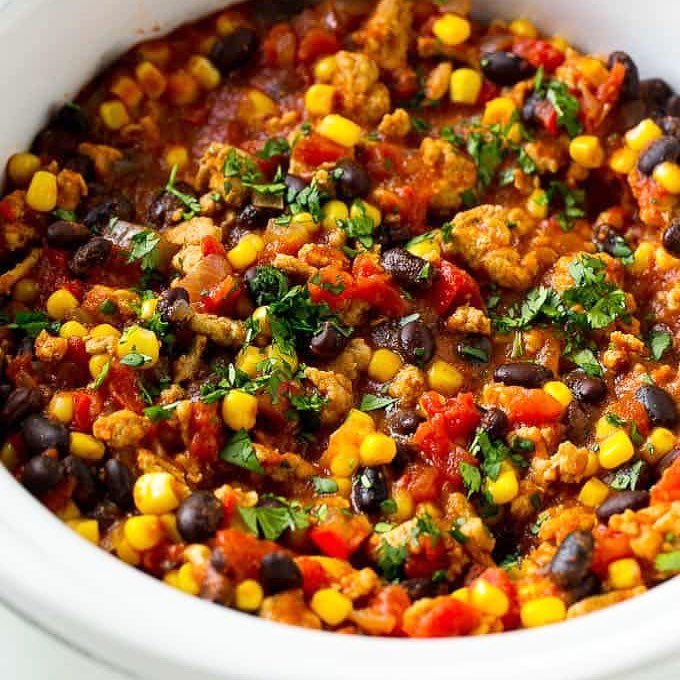 4 Ingredient Slow Cooker Chili