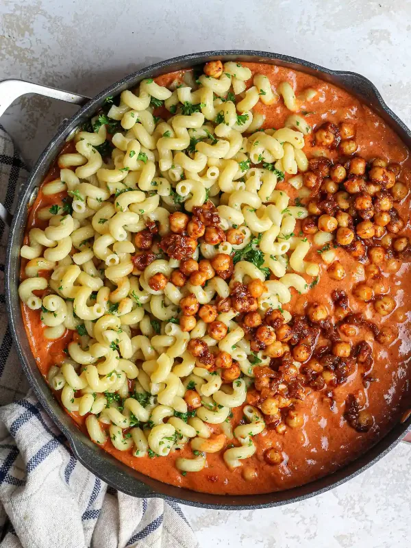 Smoky Paprika Chickpea Pasta
