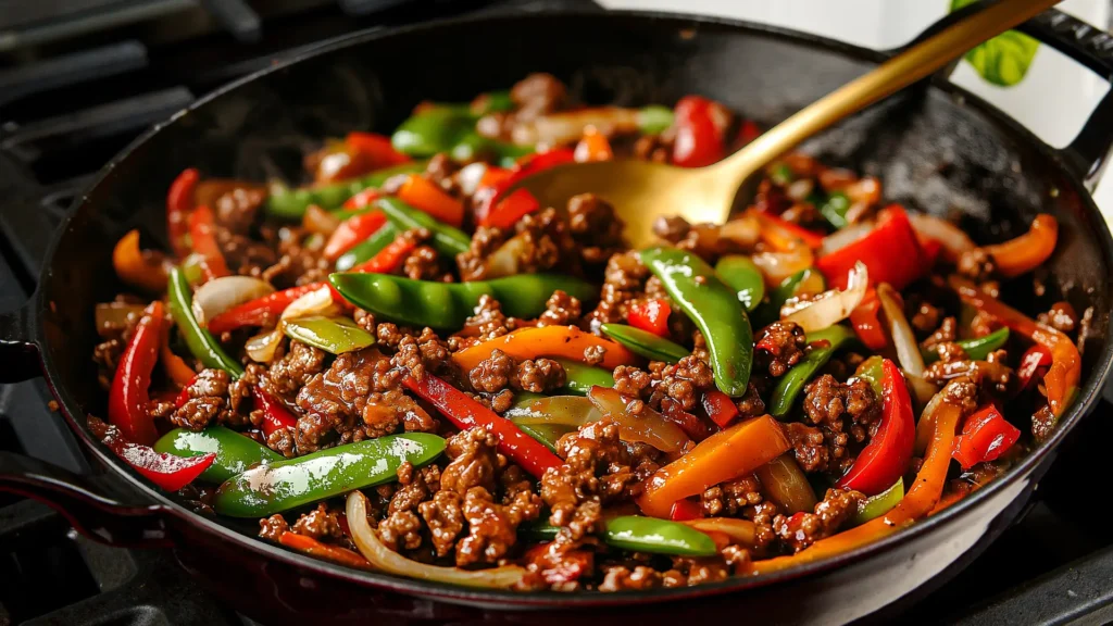 Hidden Veggie Beef Stir Fry