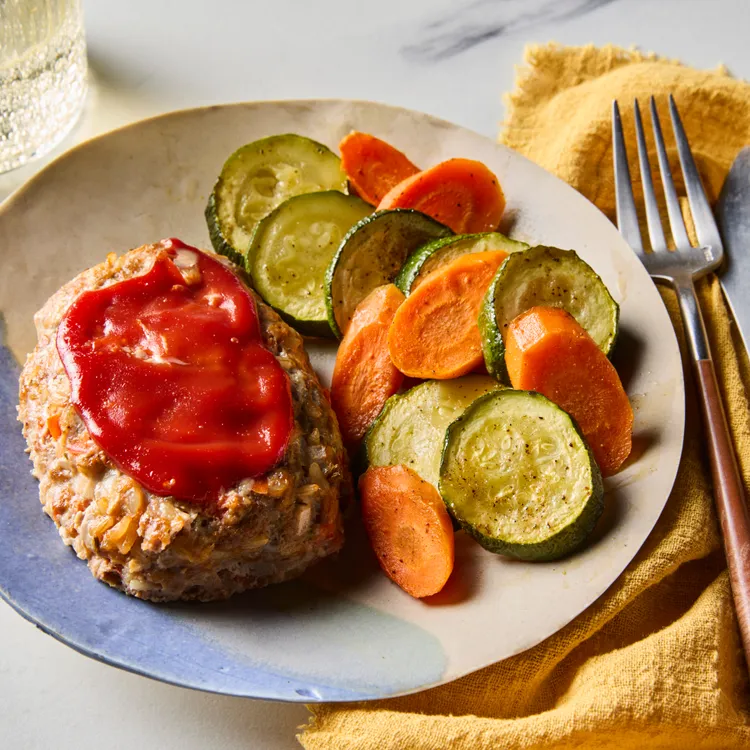 Hidden Veggie Mini Meatloaves