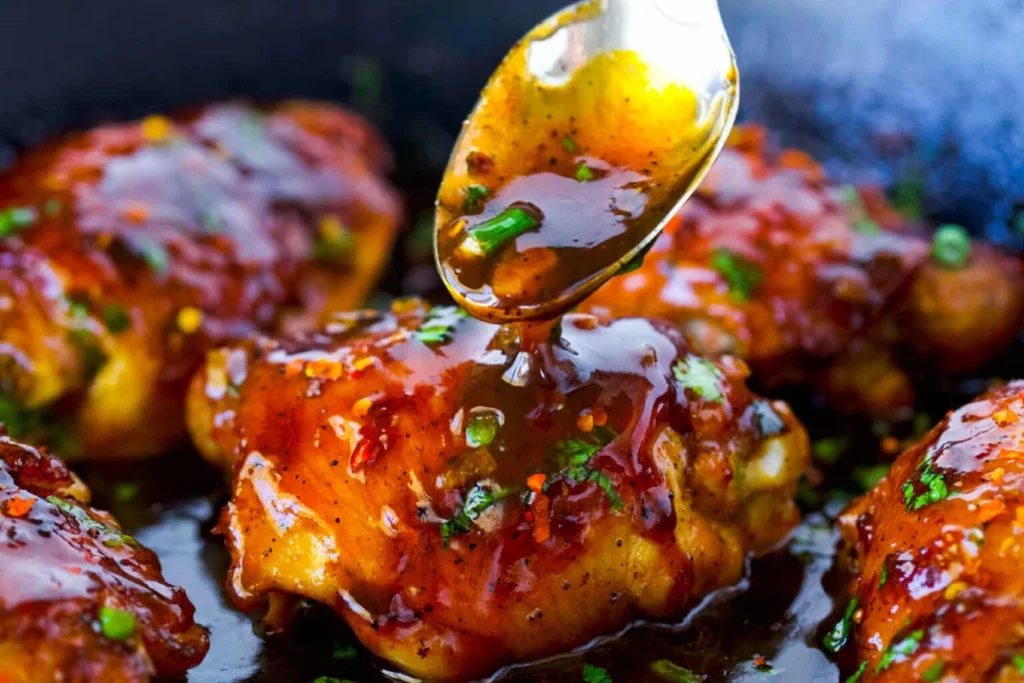 Honey Garlic Chicken Thighs