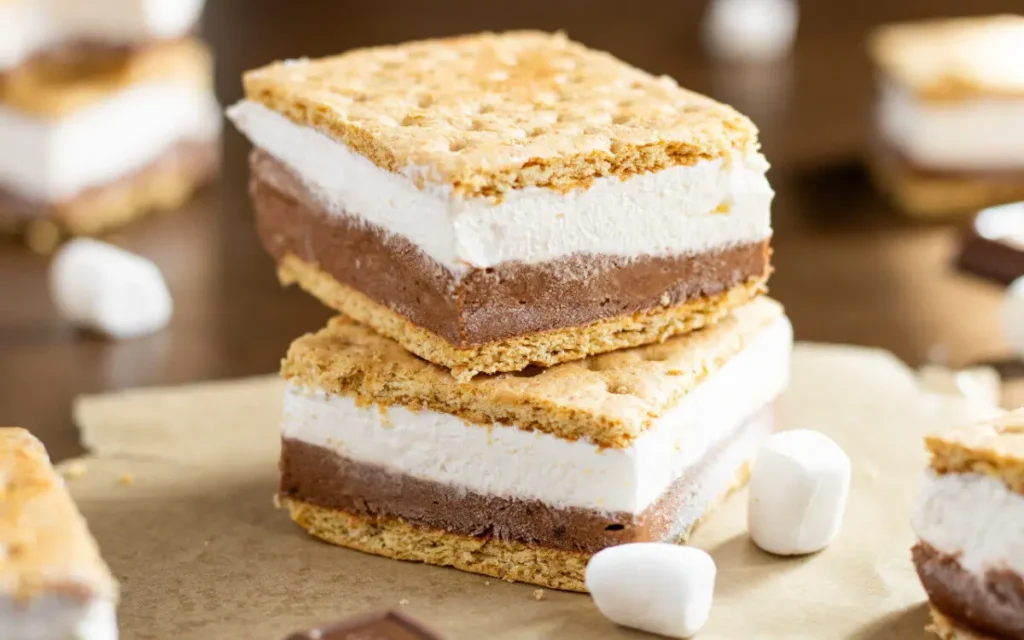 Frozen S'mores Sandwiches