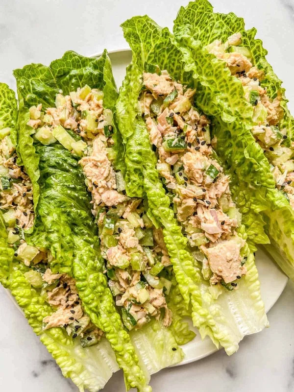 15 Minute Tuna Salad Wraps