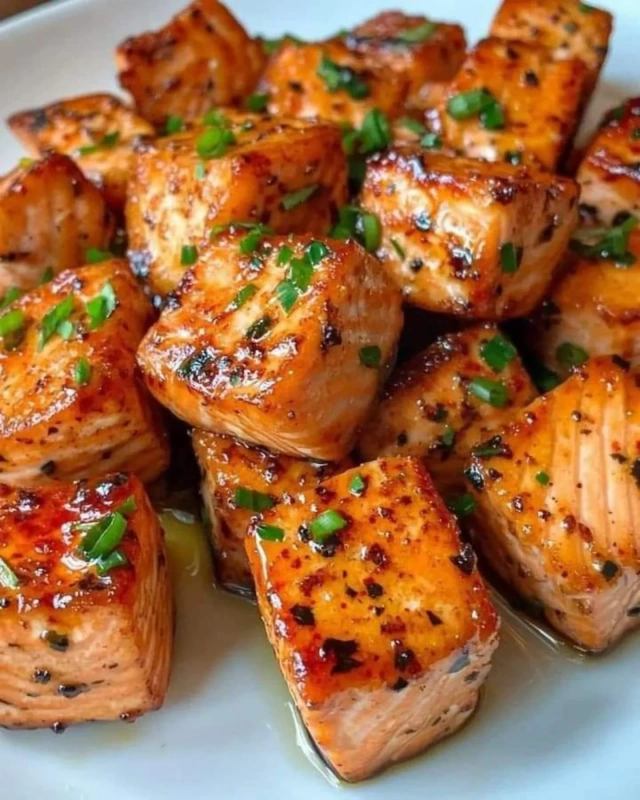 Air Fryer Salmon Bites