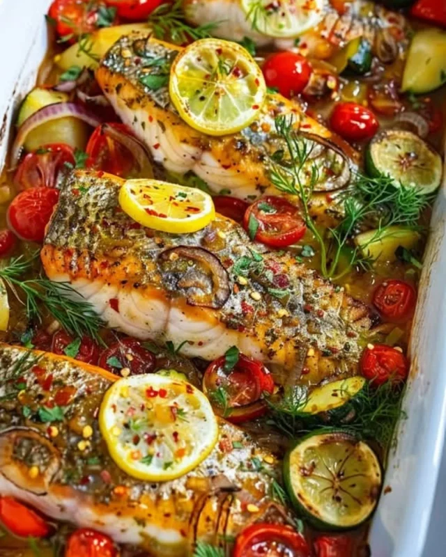 Lemon Herb Baked Cod