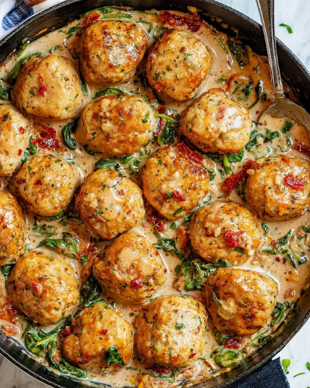  Hidden Spinach Meatballs