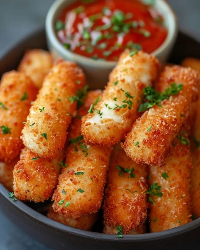  Air Fryer Mozzarella Sticks