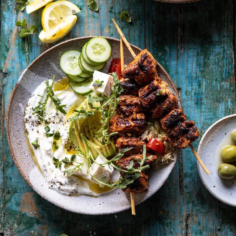 Greek Chicken Bowls