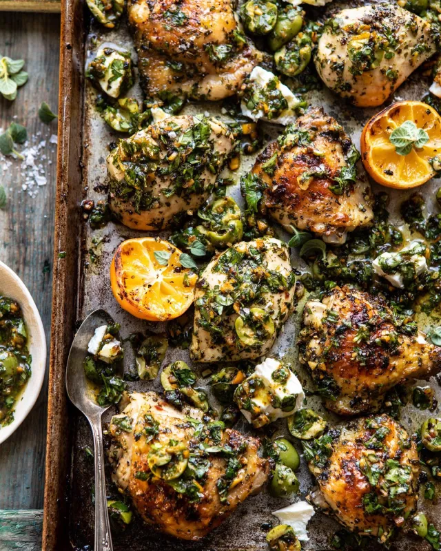 Sheet Pan Lemon Herb Chicken