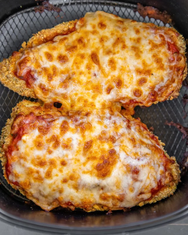 Air Fryer Parmesan Crusted Chicken