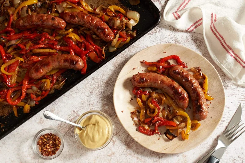 One Pan Italian Sausage and Peppers