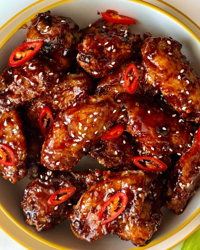 Korean Sticky Chicken Wings