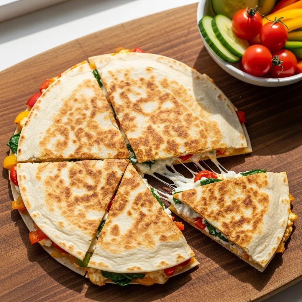 Veggie Packed Quesadillas